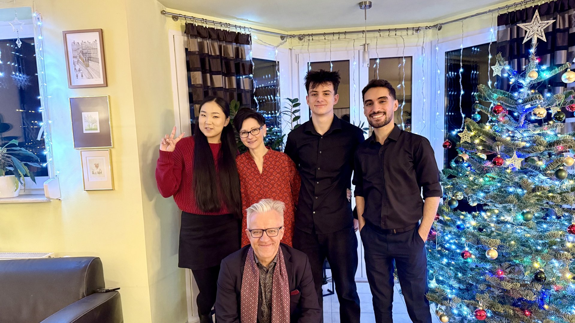 Wigilia u prof. Płuciennika