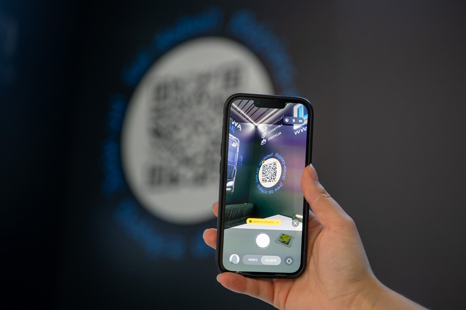 Strefa Landi kod QR