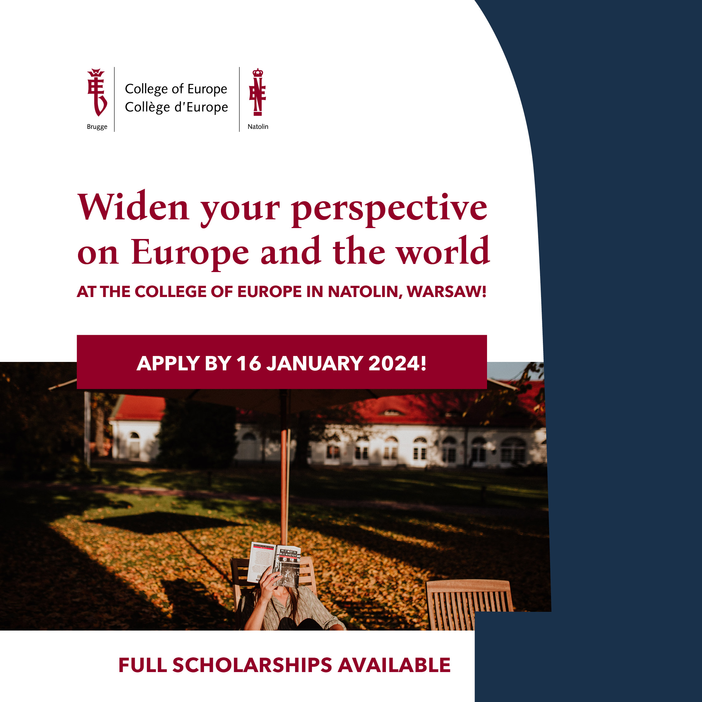 College of Europe grafika nt. rekrutacji