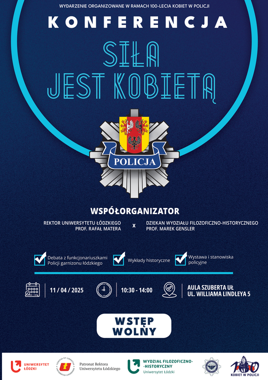 Plakat wydarzenia KWP w Łodzi
