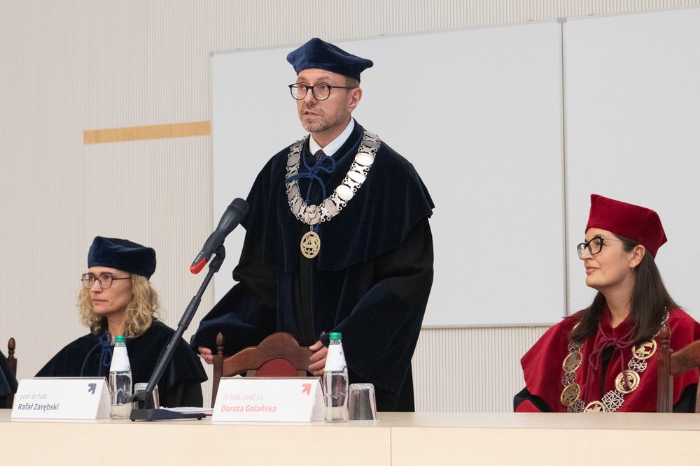 Przemowa prof. Rafała Zarębskiego