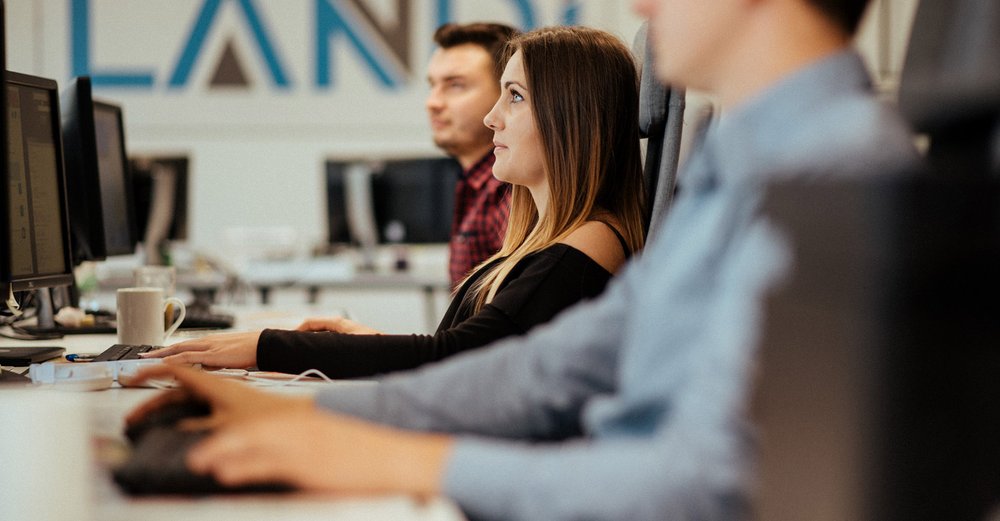 Open space w firmie Landi