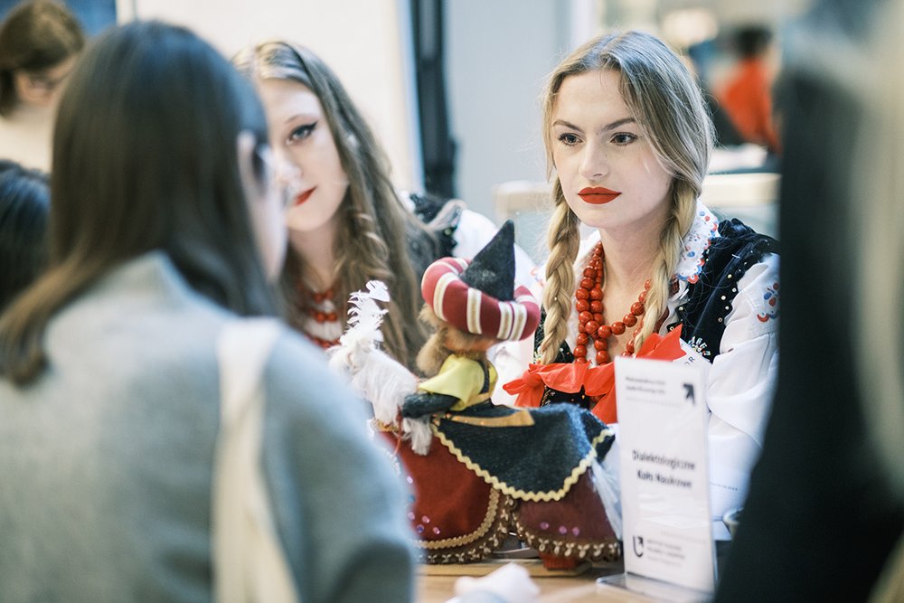 Stoisko jednego z kół naukowych