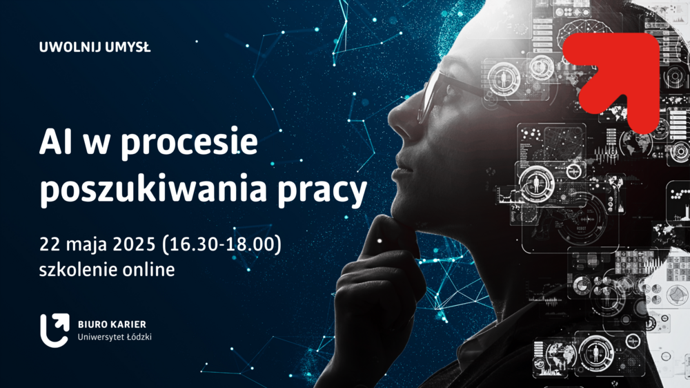 twarz kobiety w okularach na granatowym tle