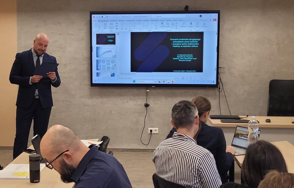 Szkolenie MSCA prowadzi dr Przemysław Ciborek