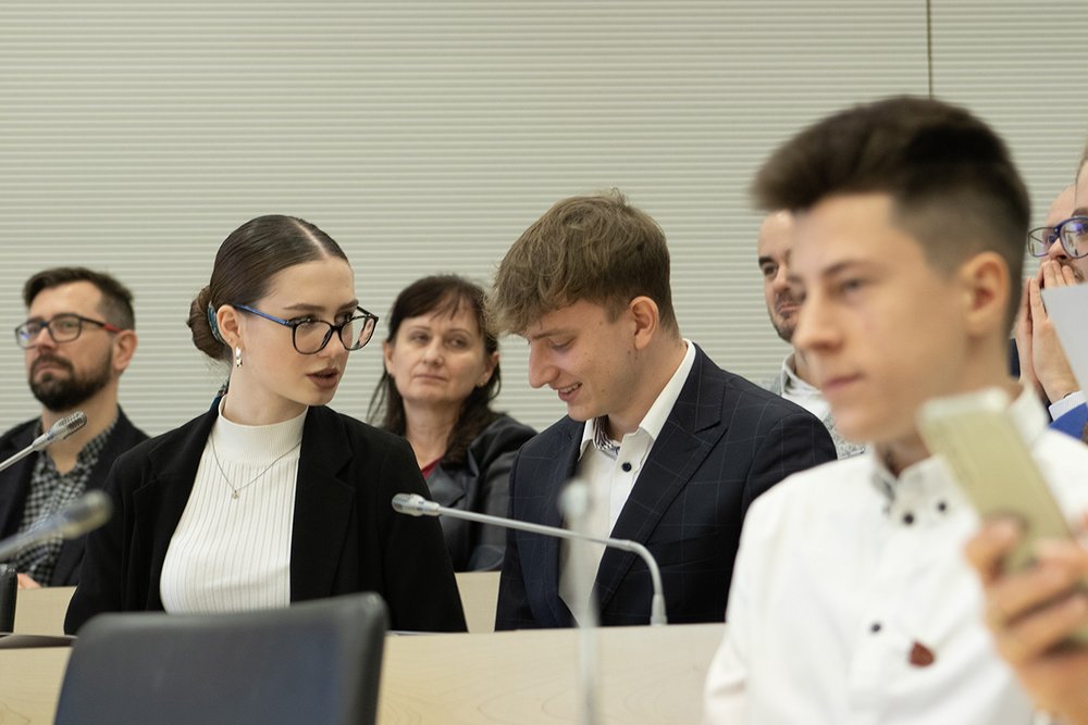 Uczestnicy ceremonii rozdania nagród