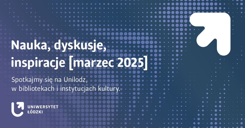Baner z napisem Wydarzenia marzec