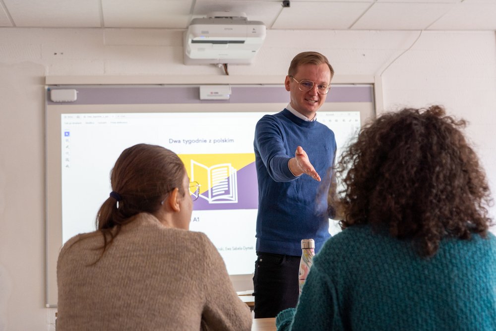 Dr Mateusz Gaze podczas turbokursu