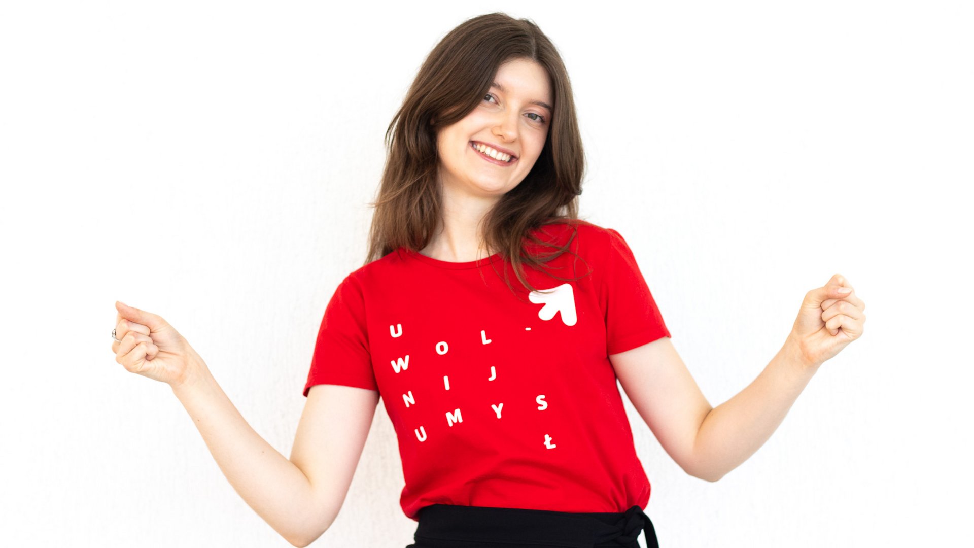 szczęśliwa studentka