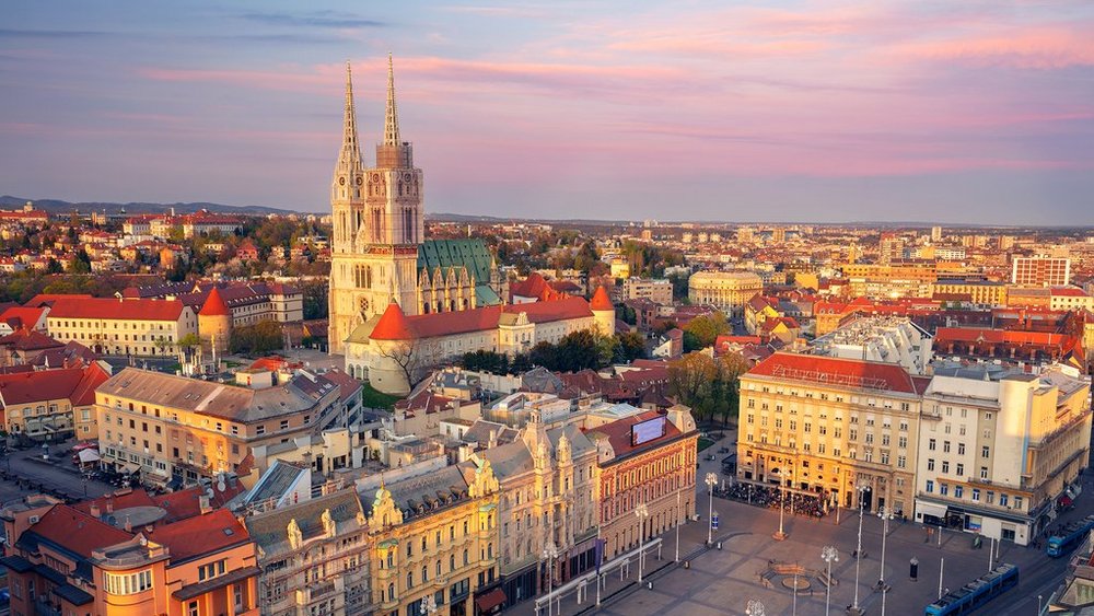 Zagrzeb późnym popołudniem