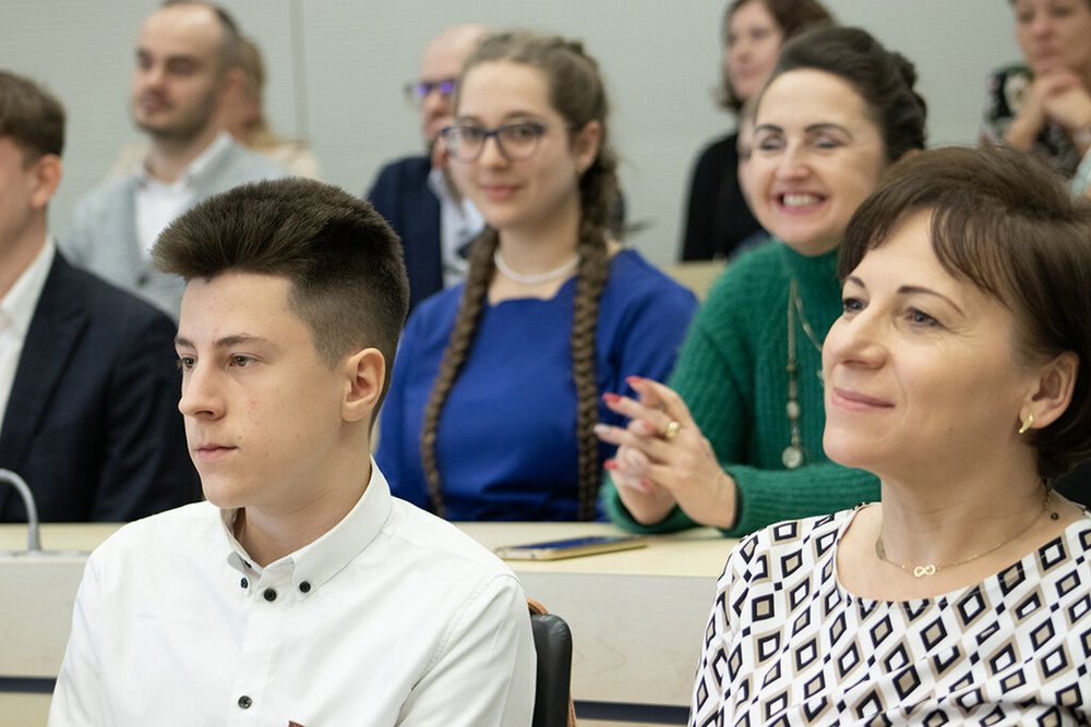 Uczestnicy ceremonii rozdania nagród