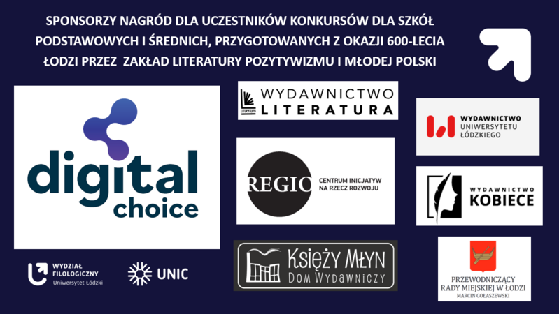 Logotypy fundatorów nagród