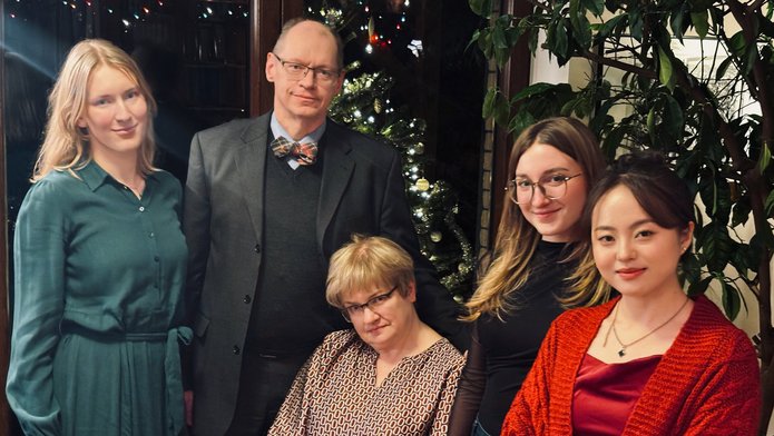 Wigilia u prof. Sasina