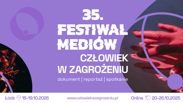 Grafika - impresja na temat 35. Festiwalu Mediów Człowiek w Zagrożeniu