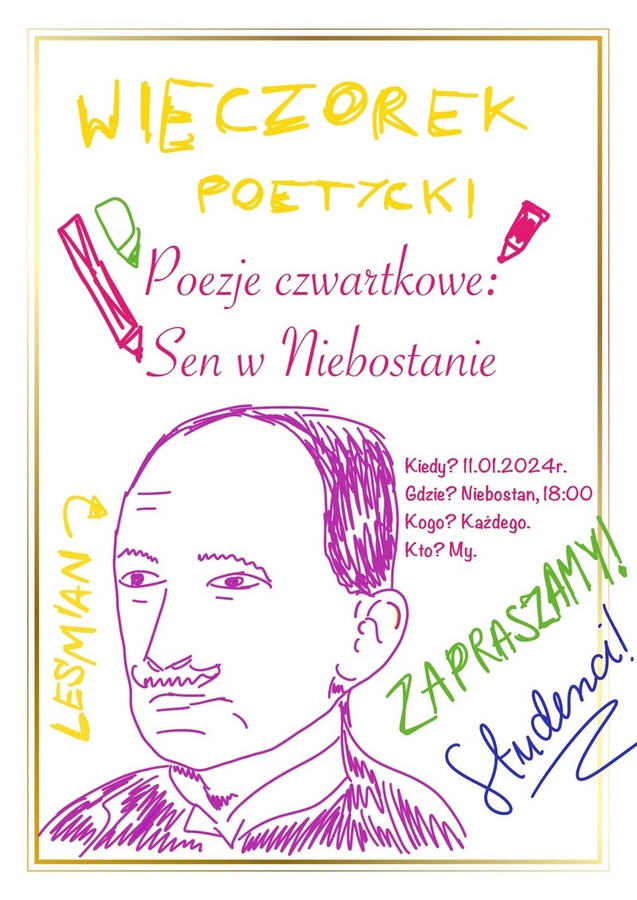 Grafika zapraszająca na wydarzenie