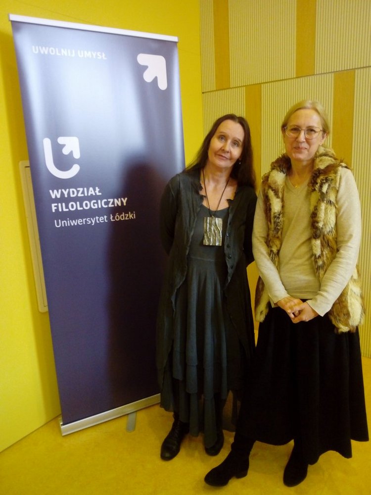 Prof. Samborska-Kukuć i prof. Maria Berkan-Jabłońska