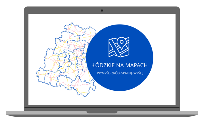 grafika dot. konkursu Łódzkie na mapach 2025