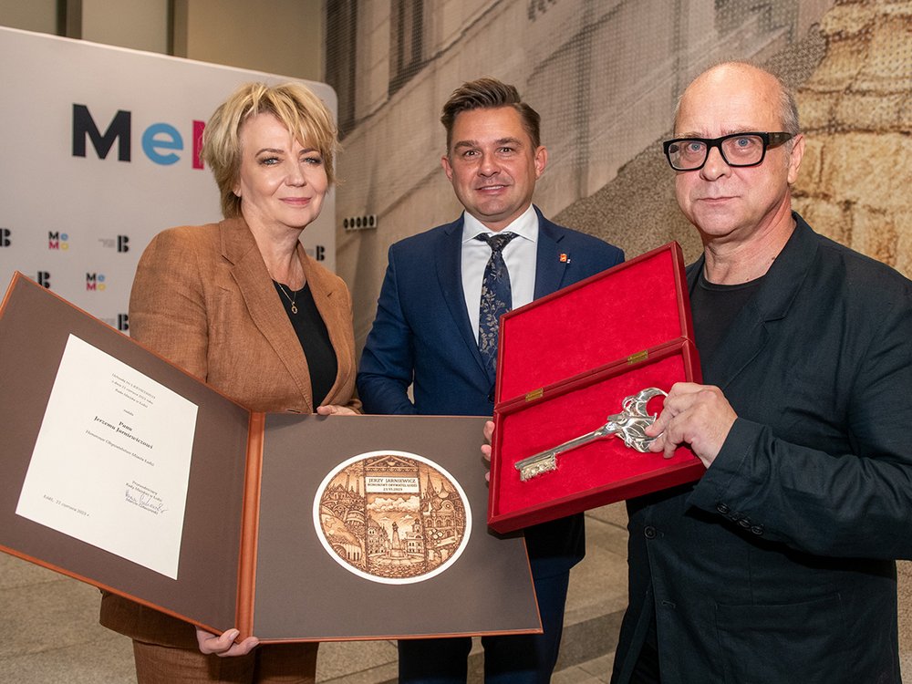 Prof. Jerzy Jarniewicz z władzami miasta