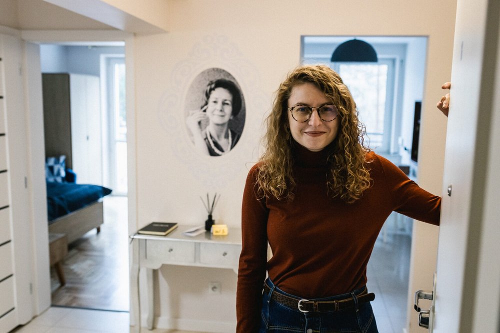 prof. Anita Jarzyna w rezydencji Wisławy Szymborskiej