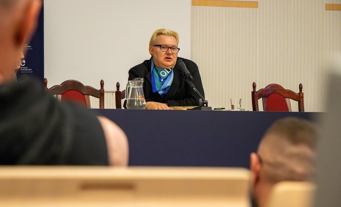 Michał Witkowski na Łódzkich Wykładach z Poetyki