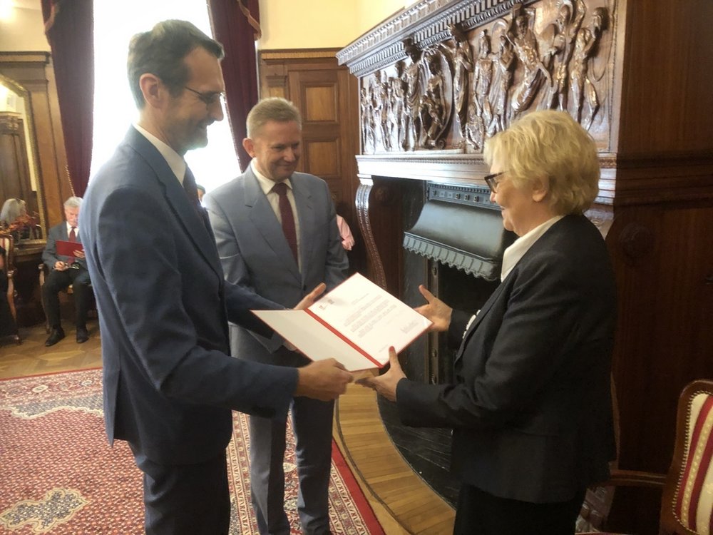 Spotkanie rektora UŁ z pracownikami uczelni odchodzącymi na emeryturę