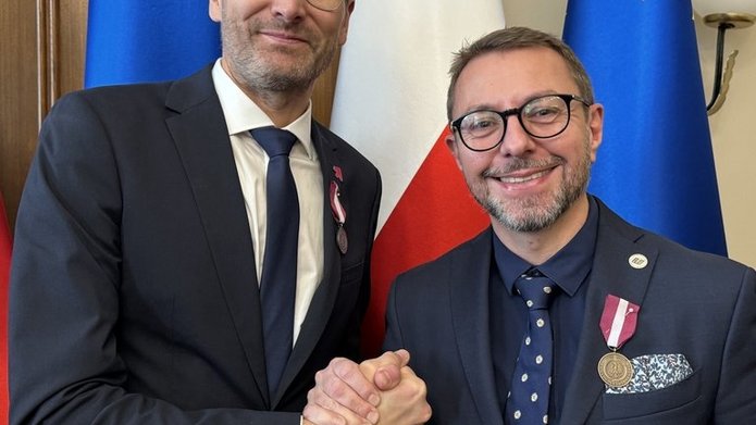 profesorowie Rafał Matera i Rafał Zarębski