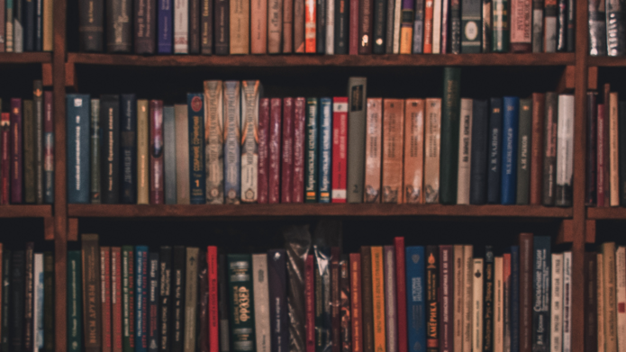 a decorative element: books