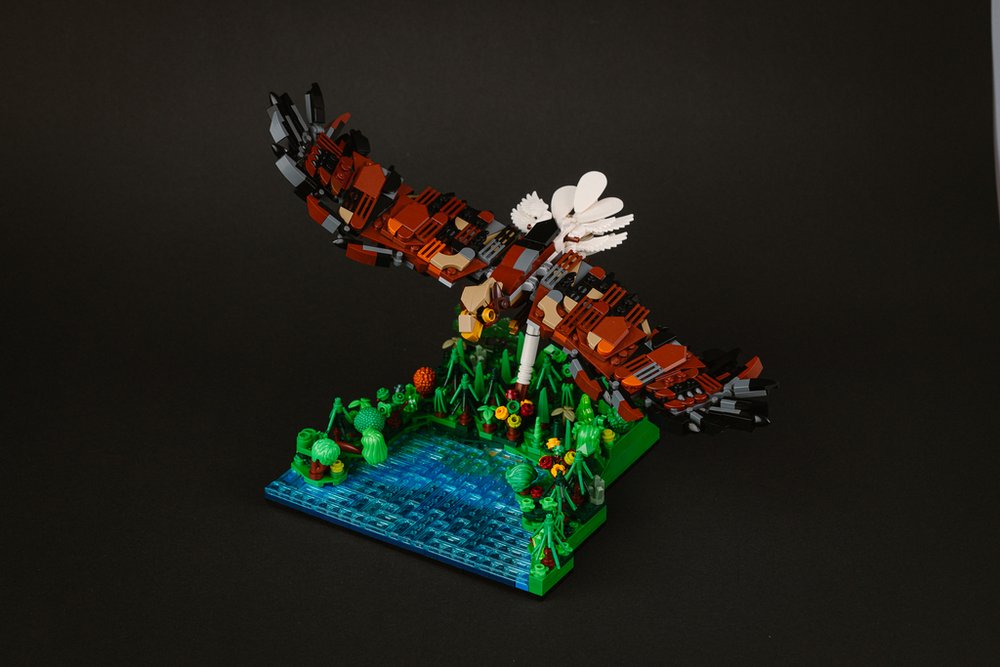 Model bielika z klocków LEGO