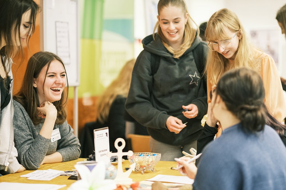 Stoisko jednego z kół naukowych