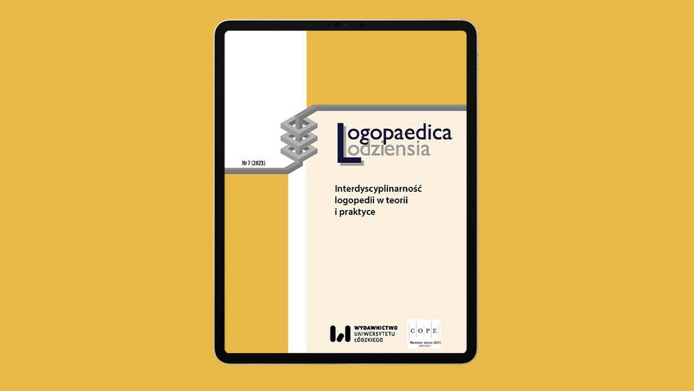 Okładka czasopisma Logopaedica Lodziensia