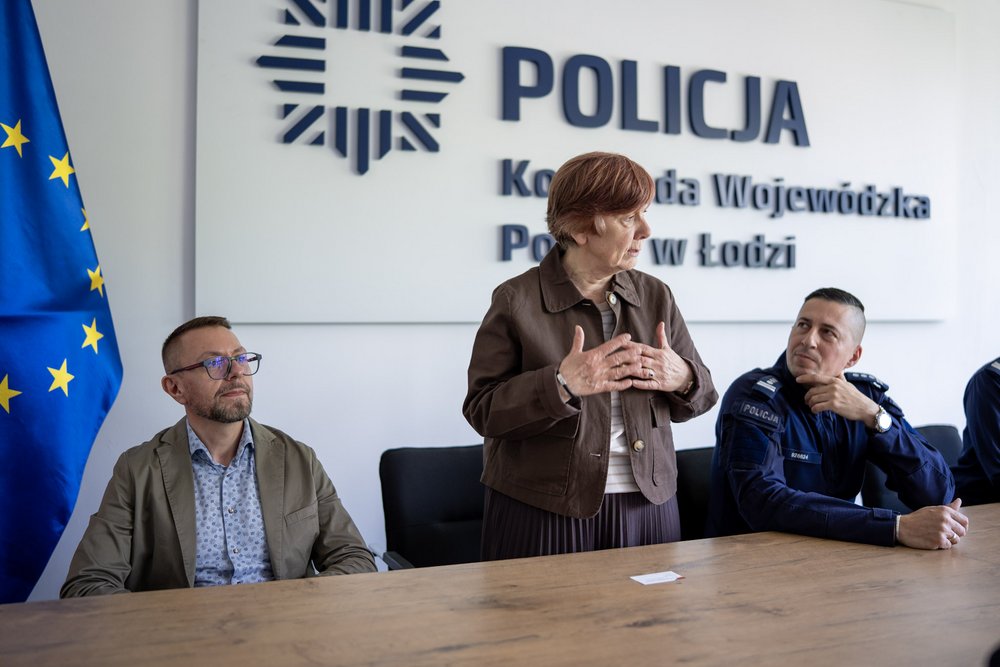 zdjęcie ze spotkania w KWP