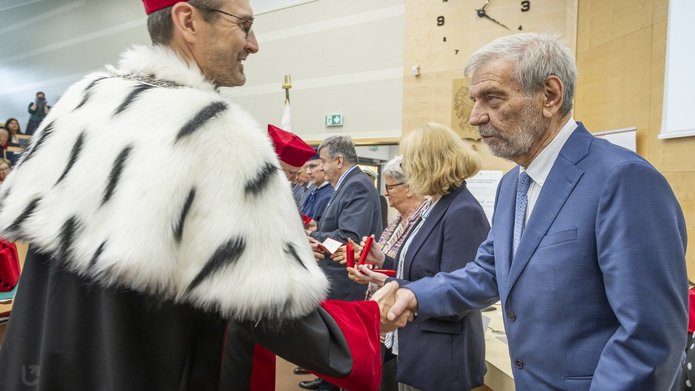 Rektor UŁ z prof. Minczewem