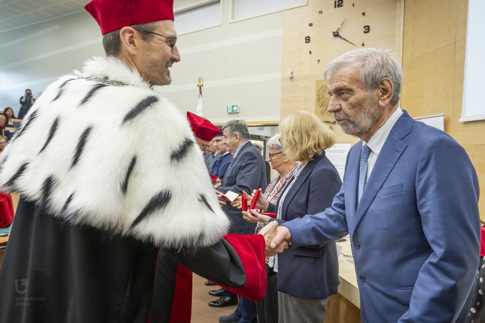 Rektor UŁ z prof. Minczewem