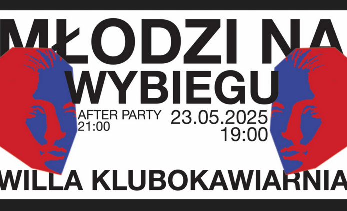 banner of "The Young on the Runway"event