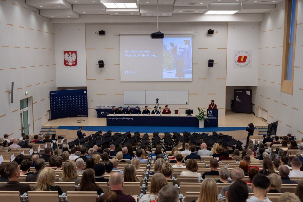 wypełniona aula a1 podczas gali