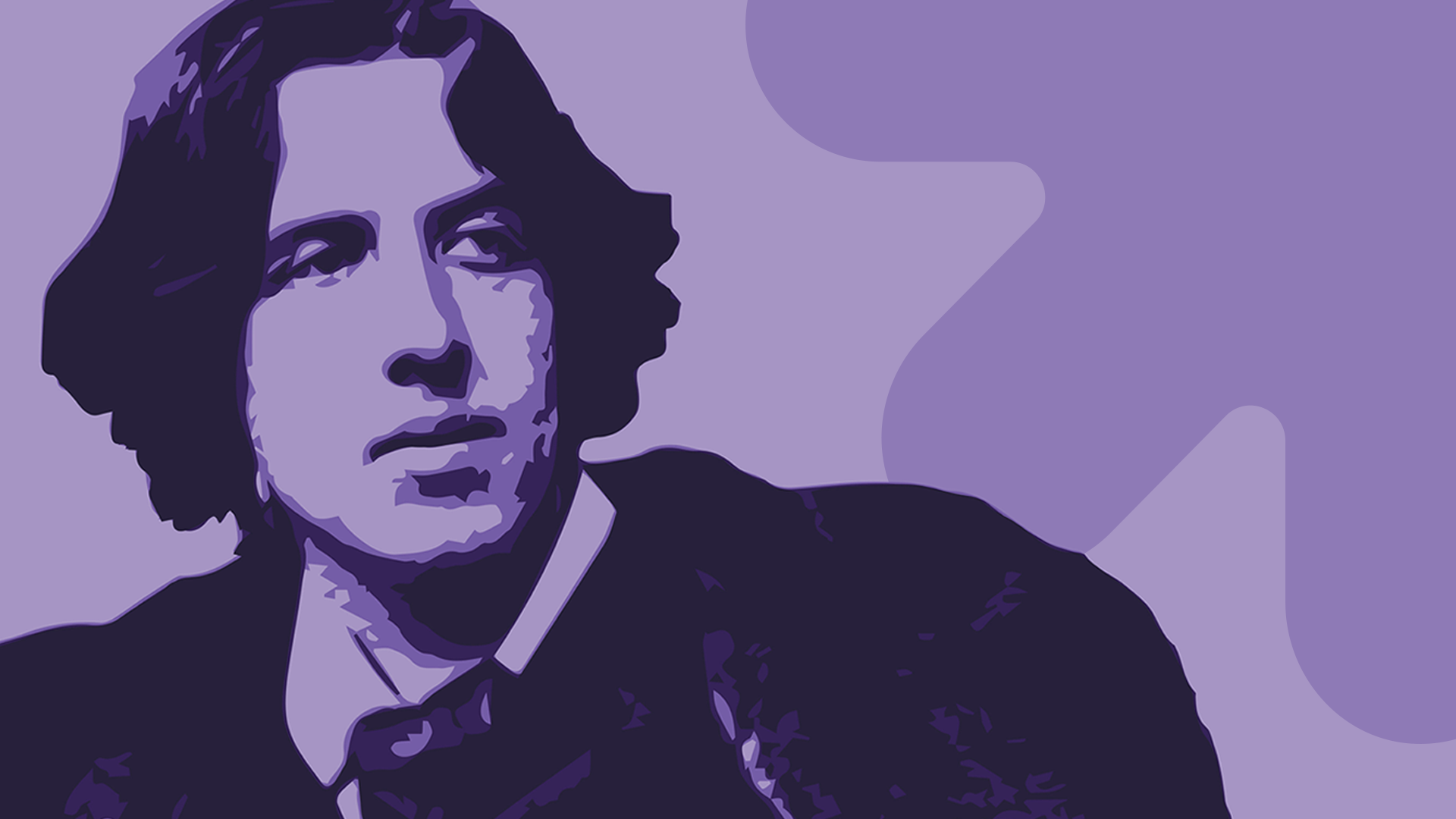 a graphic with Oscar Wilde